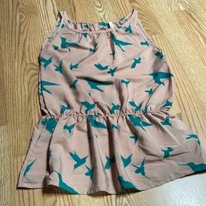 Paper Crane Hummingbird Top